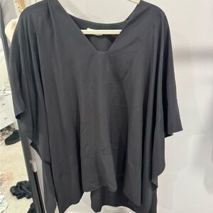 Vince Black Dolman Sleeve Oversized Tunic